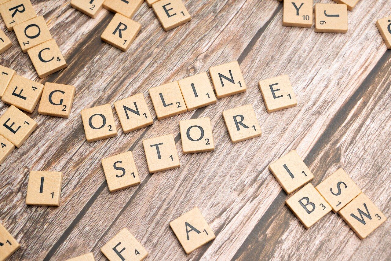 Scrabble tiles spell out online store